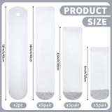 Toulite 15 Pairs White Sublimation Socks Blanks Polyester Socks Heat Transfer Socks 2 Pcs Metal Sublimation Sock Jig, 3 Sizes(Gray Sole) Toulite