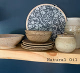 Rustic Curved Edge Re-purposed Solid Wood Floating Shelf Custom Colors and Sizes Little Wood Creations