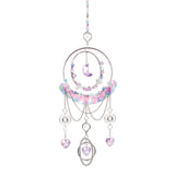 Make It Real: DIY Crystal Suncatcher - Silver, Purple & Soft Hues, Craft Your Own Beautiful Suncatcher, 139 Pieces Included, All-in-1 DIY Kit, Bedroom Décor, Tweens & Girls, Arts & Crafts, Ages 8+ Make It Real
