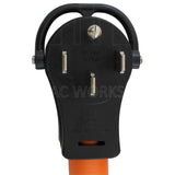 RV/EV/Generator 50A 125/250V NEMA 14-50 Extension Cord with Handles (15FT) AC WORKS
