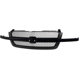 Garage-Pro Grille Assembly Compatible With 2003-2006 Chevrolet Silverado 1500, Fits 2007 Chevrolet Silverado 1500 Classic Paintable Shell with Gray Insert Plastic Garage-Pro