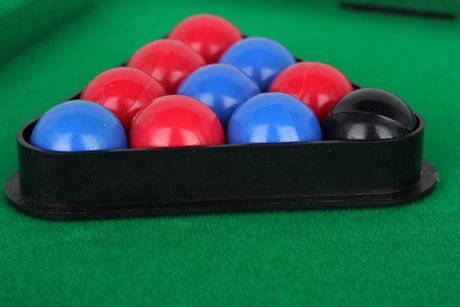 Mini Pool Table Tabletop Desktop Billiards Snooker Game with 2 Sticks, 11 Balls Home Office Desk Stress Relief Games Power Ling CC