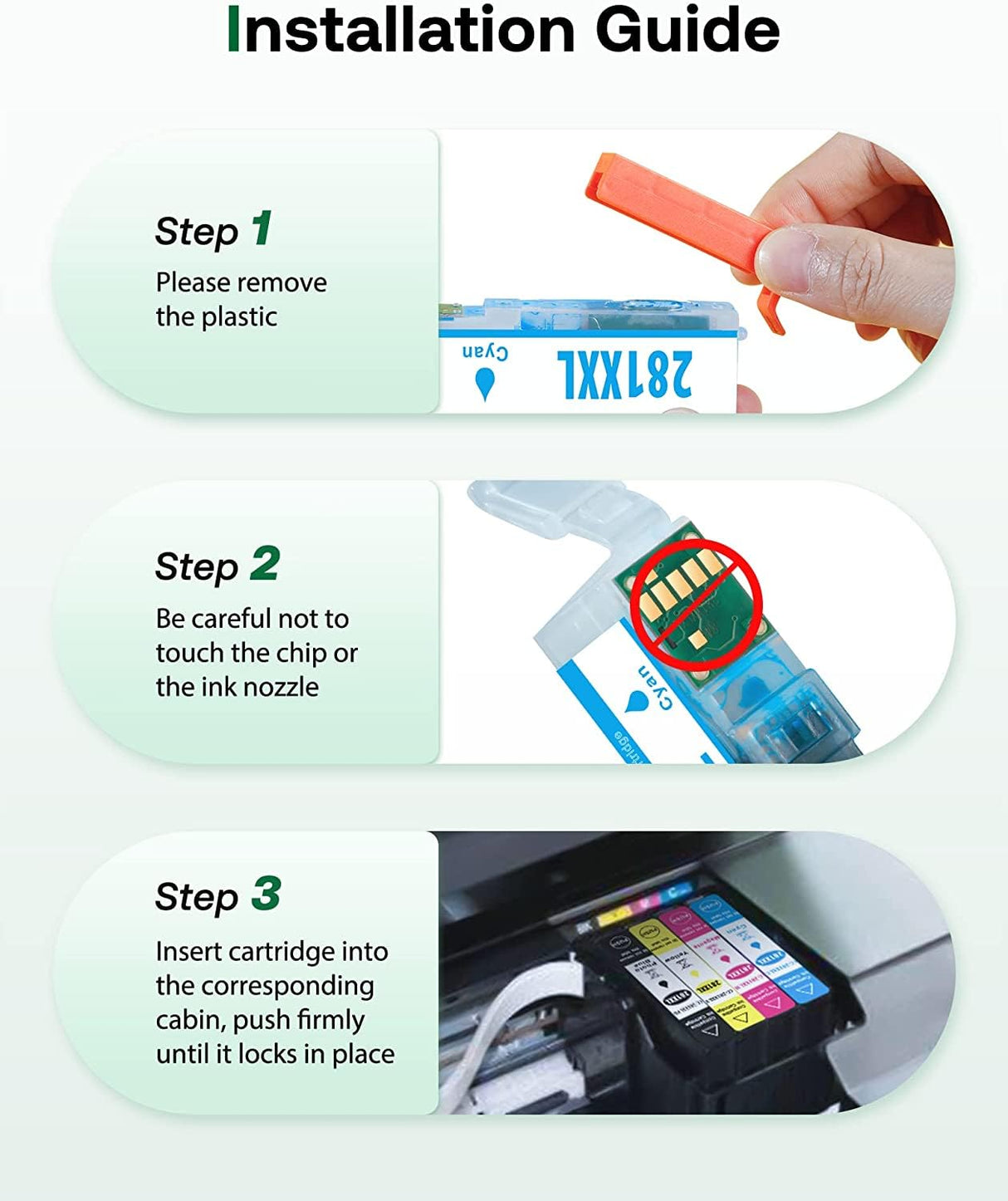 PGI-280XXL CLI-281XXL Compatible Replacement for Canon 280 and 281 Ink Cartridges Use with Canon PIXMA TR8520 8620 7520, TS9120 6200 6220 8120, 5-Pack OSIR