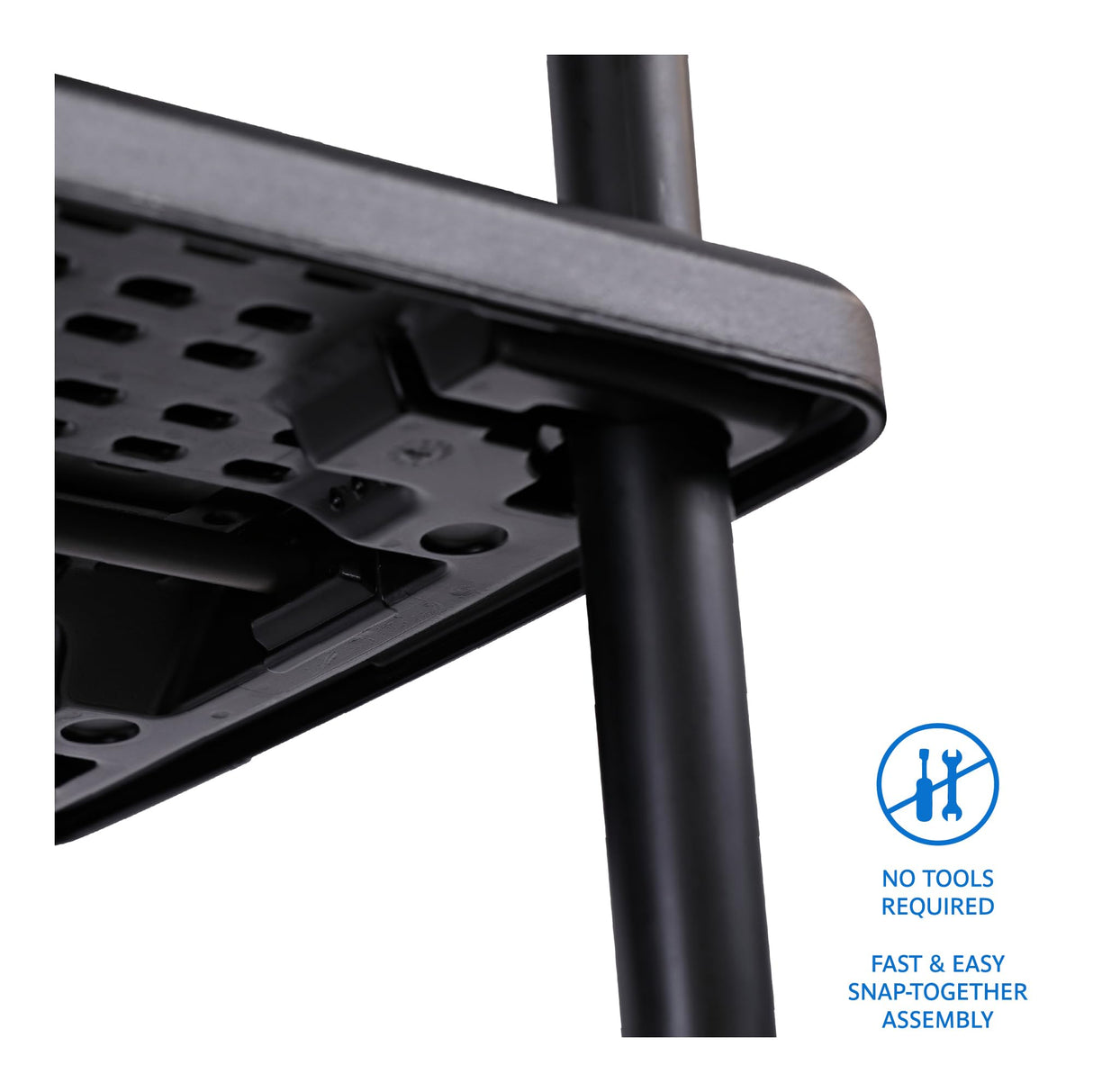 Iceberg Rough 'N Ready 5-Shelf Open Storage Unit, Black, 36" W x 74" H x 18" D Iceberg