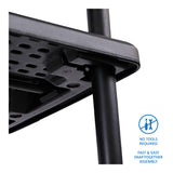 Iceberg Rough 'N Ready 5-Shelf Open Storage Unit, Black, 36" W x 74" H x 18" D Iceberg