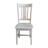 International Concepts San Remo Chair Washed Gray Taupe IC International Concepts
