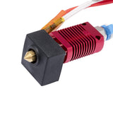 Creality Upgrade Ender 3 Hotend, Assembled Extruder with Capricorn Bowden PTFE Tubing for Creality Ender 3 Pro/Ender 3 V2 with Silicone Cover×3, 0.4mm Ender 3 Nozzle×3 and 2 Pair Pneumatic Couplers Comgrow