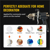 Spray Paint Pressure Pot Tank,2L Paint Sprayer for House Painting,2mm Nozzle Pressure Pot Spray Gun,10FT Air & Fluid Hose,Air Pressure Paint Pressure Pot Architecture Construction Automotive,45PSI Max YESMRO