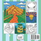 Mountain & Lake Retreat Bold and Easy Coloring Book: Cozy and Cute Coloring of Nature, Cabins, Lakes, Waterfalls, Deer, Bears, Campfires and More for ... (Adventure Series: Cute Bold and Easy) WoodArtSupply