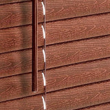 Achim Home Furnishing Cordless GII Luna 2" Slat Mahogany Venetian Window Blinds 43" W x 64" L PowerSellerUSA