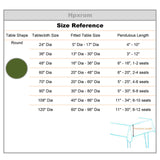 Hpxrom Rustic Small Round Tablecloth Grey Cotton Linen Large Doily Heavy Weight Burlap Table Cloth for Bedside Table Kitchen Dining Party Tabletop Decoration 24 Inch Hpxrom