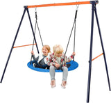 ZENY Swing Stand Frame Heavy Duty A-Frame Swing Set for Kids Adults Outdoor Backyard Play Fun Weight Capacity 440lbs ZENY