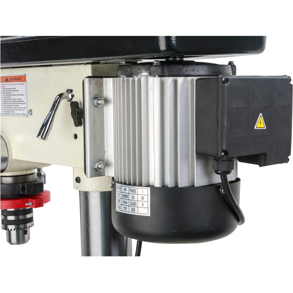 SHOP FOX W1680 1-Horsepower 17-Inch Floor Model Drill Press, 34 Inch Shop Fox