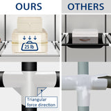 LOKEME Portable Closet, 67 Inch Wardrobe Closet for Hanging Clothes with 4 Hanging Rods, 25mm Steel Tube Clothes Storage Organizer for Extra Sturdy, Quick and Easy to Assembly, Gray Cover LOKEME