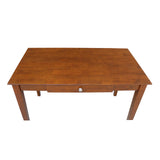 International Concepts Basic Desk with Drawer, Espresso IC International Concepts