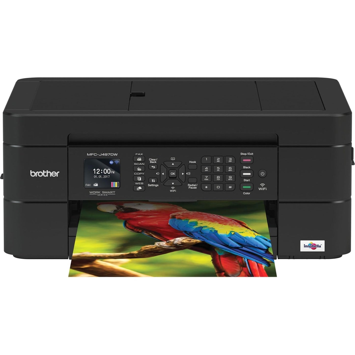 Brother MFC-J497DW Inkjet Multifunction Printer - Color - Plain Paper Print - Desktop