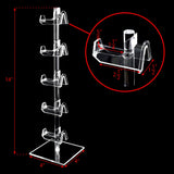 MOOCA 2 Pcs Set Premium Acrylic Sunglass Organizer, Glasses Holder, Sunglass Holder, Glasses Stand, Eye Glass Holder, 5 Frames for Each MOOCA