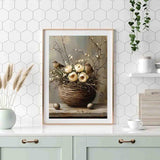 Flower Diamond Art Kits for Adults,Bird Diamond Painting Kit for Beginner,5D Diamond Painting DIY Full Drill Diamond Dots Diamond Painting with Tools,Gem Craft for Home Wall Decor 11.8x15.7in DYAIANGMU