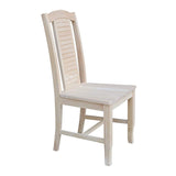 International Concepts Seaside, Set of 2 Chair, Unfinished IC International Concepts