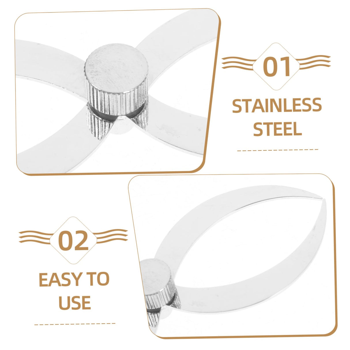 LIGIGWASH Stainless Steel Double Ended Bowl Calipers Precision Thickness Measuring Tool for Woodturning for Hollow Forms and Tenon Measurement Woodworking Equipment LIGIGWASH