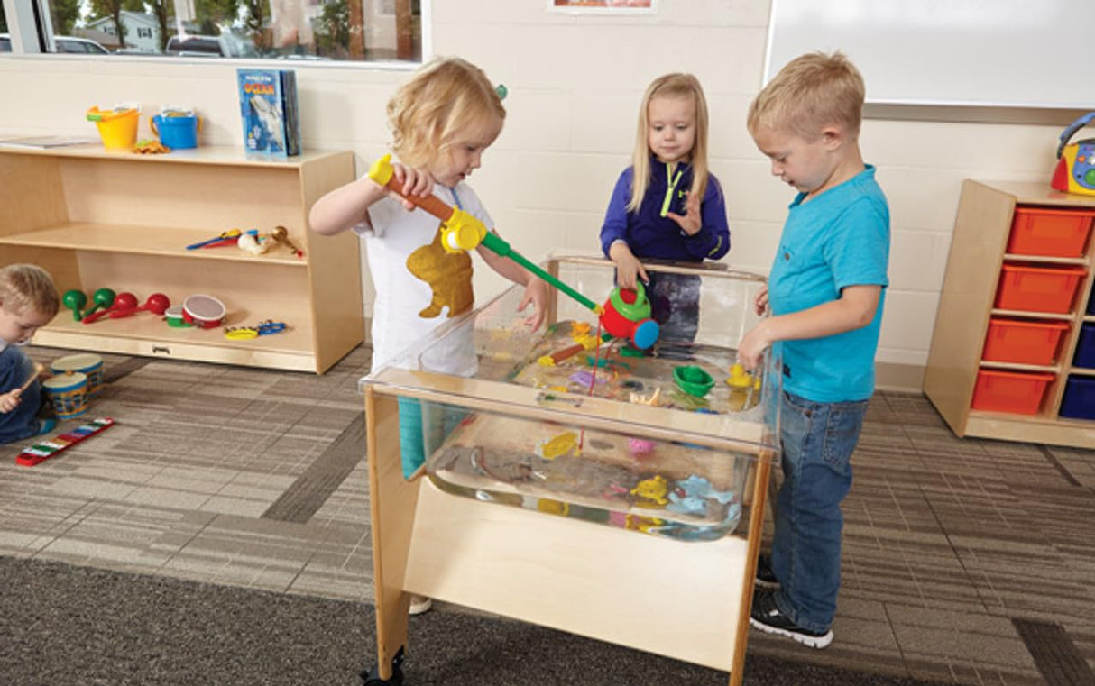 Jonti-Craft Toddler See-Thru Sensory Table Brown Jonti-Craft