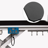 TRODEP Electric Pet Grooming Table for Large Dogs, Heavy Duty Professional X Lift Dog Grooming Table with Anti-Static Non-Slip Rubber Tabletop, 2 Nooses & Clamps & Arms, 250lbs Capacity, 50''/White TRODEP