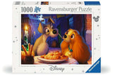 Ravensburger Disney Lady and The Tramp 1000 Piece Jigsaw Puzzle for Adults - 12000003 - Handcrafted Tooling, Made in Germany, Every Piece Fits Together Perfectly Ravensburger