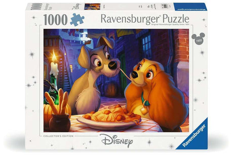 Ravensburger Disney Lady and The Tramp 1000 Piece Jigsaw Puzzle for Adults - 12000003 - Handcrafted Tooling, Made in Germany, Every Piece Fits Together Perfectly Ravensburger