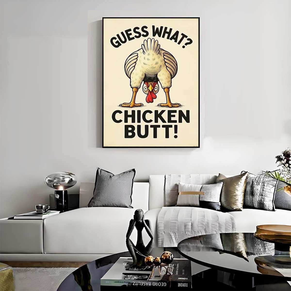 Animal Chicken Diamond Art Kits for Adults,5D Diamond Painting Dots Art Kits for Adults,DIY Funny Full Round Gem Art Crafts for Home Wall Decor 12 X 16inch GEMFAMILY