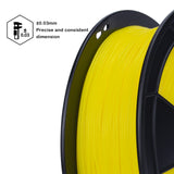 ZIRO TPU Filament 1.75mm, Flexible Soft TPU 3D Printer Filament, Shore 95A Hardness 3D Printing Material, Bright Pure Color, 0.8KG Spool, Fit Most FDM Printers Pens, Yellow ZIRO