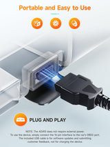 ANCEL AD410 Enhanced OBD2 Scanner, Vehicle Code Reader for Check Engine Light, Automotive OBD II Scanner Fault Diagnosis, OBDII Scan Tool for All OBDII Cars 1996+, Black/Yellow ANCEL