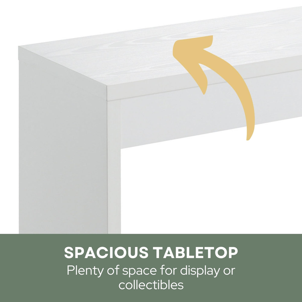 Convenience Concepts Northfield Console Table 48" - Modern Living Room Sofa Table, Contemporary Entryway Hall Table, Foyer Display Table, White Convenience Concepts