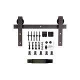 COAST SEQUOIA 36 in. x 84 in. S-Series Finish Knotty Pine Wood Sliding Barn Door with Hardware Kit (Muti-Color), 36*84 COAST SEQUOIA