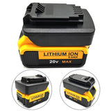 XFYBZN Battery Adapter Converter for DeWalt 20V MAX XR Lithium-Ion Battery to Black+Decker 20V LBXR20 LB20 LBX20, Porter Cable 20V PCC685L PCC682L, Stanley 18V Cordless Tools Battery Adaptor XFYBZN