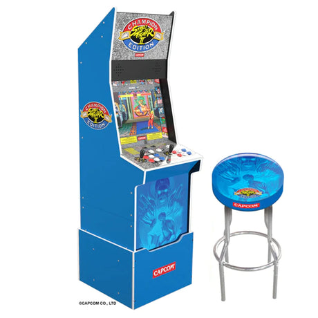 Arcade 1Up Street Fighter II Champion Edition Arcade Machine (with Riser/ No Stool) - Electronic Games ARCADE1UP
