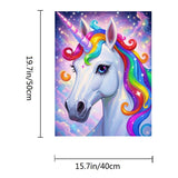 ACANDYL Unicorn DIY Paint by Numbers Kit for Adults Paint by Numbers Beginner Canvas Painting by Number DIY Acrylic Oil Painting on Canvas Arts Craft Decoration 16x20 in ACANDYL