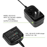 Powilling 2Pack 6.5Ah Lithium Battery Replacement for Black and Decker 18V Battery Firestorm 18v Battery HPB18 HPB18-OPE 244760-00 A1718 FS18FL FSB18 Firestorm 18V Battery(Charger Included) Powilling