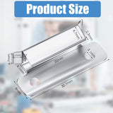 Hotop 16 Pcs 3D Bed Clips Clamp Stainless Steel Glass Bed Clips Compatible with Ender 3 Pro, Ender 3 V2, Ender 3S, Ender 5 Pro, CR-20 PRO, CR-10S Pro and Other Creality 3D Printer, Silver Hotop