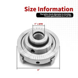 Nakkaa 4 Inch Precision Self Centering Woodturning Lathe Chuck Set 4 Jaw Self Centering Lathe Chuck Thread 1 x 8TPI Nakkaa