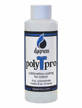 Dyepress polyTpro Sublimation Spray, Sublimation Coating for Cotton: 4 oz Concentrate Makes 8 oz Spray Dyepress