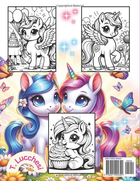 Unicorn Coloring Book: Magical Unicorns Coloring Book WoodArtSupply