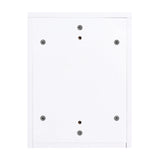 72" Bathroom Vanity with Sink, 72 Inch Floating Vanity, Double Sink Wall Mounted Vanity Combo, Modern Brown Bathroom Vanity Set with 4 Doors and White Basin Sink Mocoastn