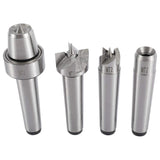 KUNTEC 4pcs MT2 Live Center Wood Lathe Drive Spur Cup Set #2 Morse Taper KUNTEC