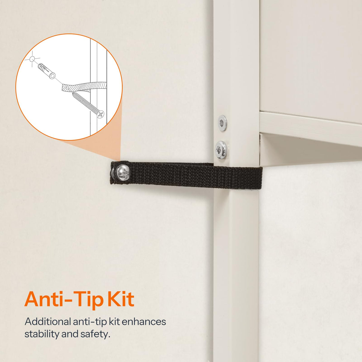 HOOBRO Entryway Table, 31.5'' Farmhouse Console Table with Storage, Sofa Table Behind Couch, for Entryway, Hallway, Foyer, White and Walnut WH85XG01 HOOBRO