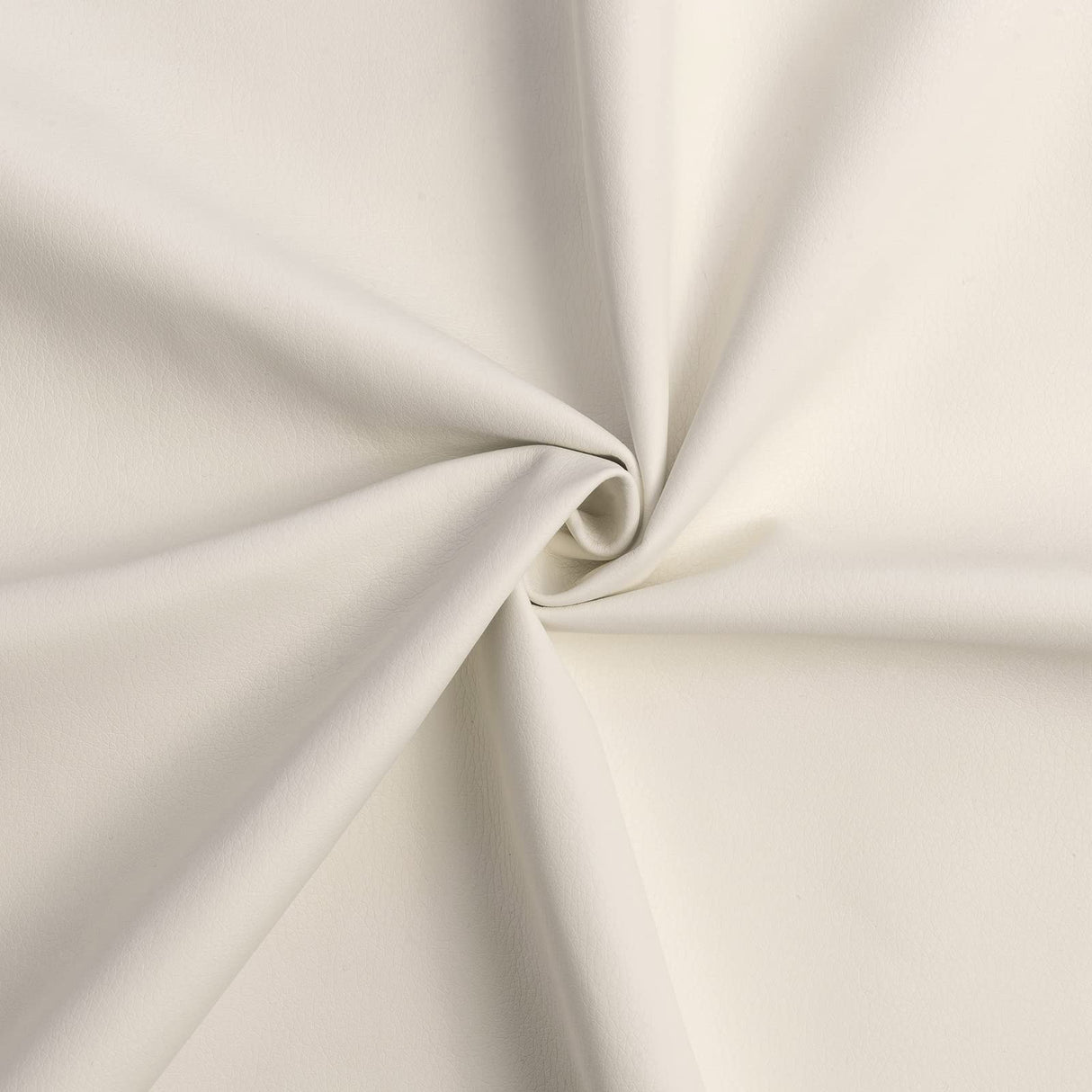 Furniliving Mid-Century Tufted Adjustable Swivel Makeup Ottoman Stool; Modern Big Size Round Vanity Stool Chair for Bedroom Living Room (White) Furniliving