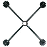 Northlight 36" Folding Green Metal Tree Stand for 9'-14' Artificial Trees with 2" Pole Diameter Northlight