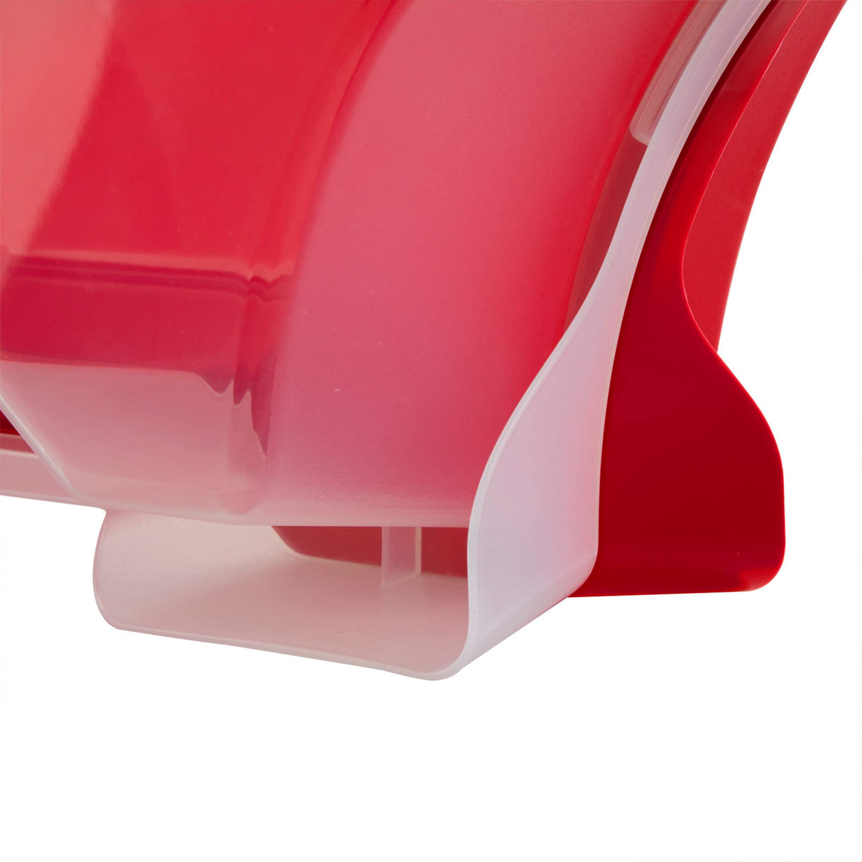 Sterilite Clear Lid Stackable Nesting Storage Christmas Holiday Wreath Box with Handle, Feet, and Latches for Up to 24 inch Wreaths, Red (4 Pack) Sterilite