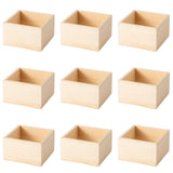 Xhqsulsclac 6 Pack 4.5X4.5X2.5 IN Unfinished Wood Box Storage - Small Wooden Boxs for Crafts, Home Decor, and Wooden Centerpieces for Tables (6) Xhqsulsclac