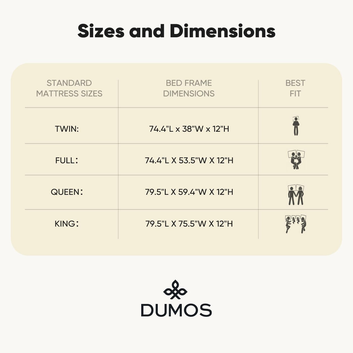 UOCFYK 12 Inch Solid Wood Platform Bed, Full Size Bed Frame with Wood Slat Support, No Box Spring Needed, Easy Assembly, Natural Pine UOCFYK