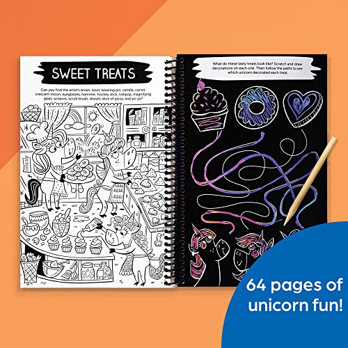 Scratch-Off Hidden Pictures Unicorn Puzzles (Highlights Scratch-Off Activity Books) Highlights for Children